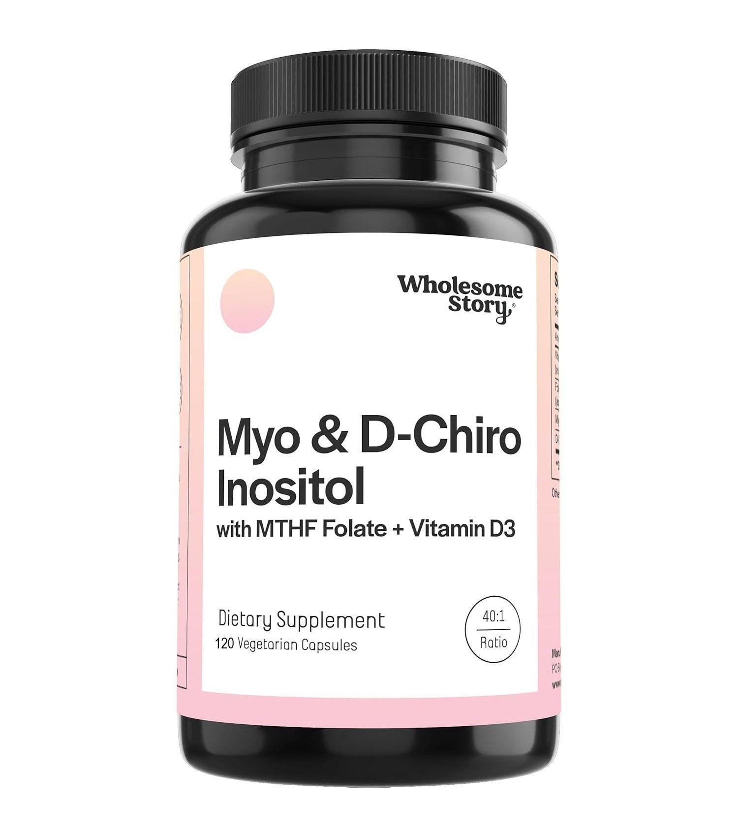 Wholesome Story Myo D Chiro Inositol Folato Mthf 120 Caps-0