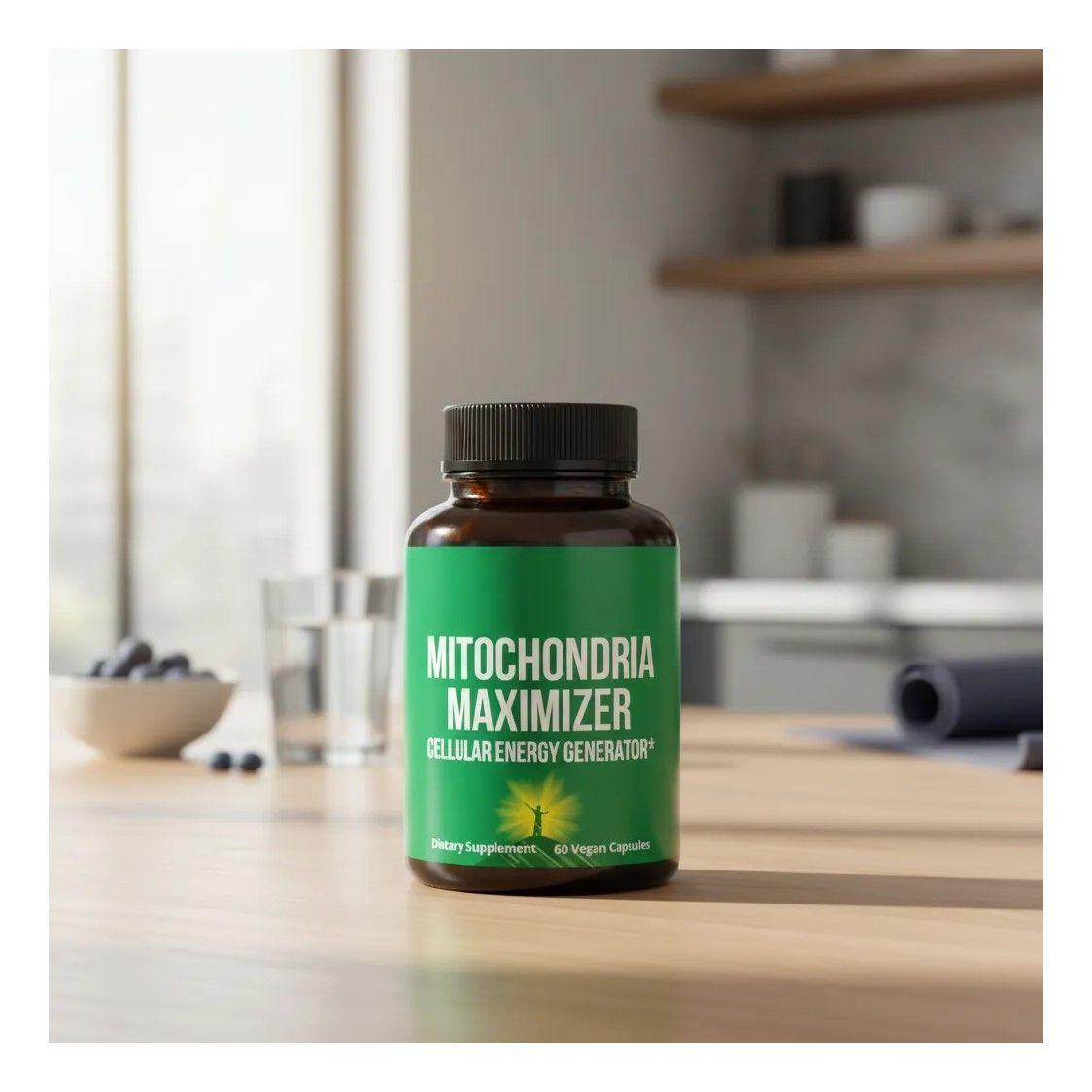 Mitocondria Pirroloquinolina Quinona Energía Celular Coenzima Q10 60 caps-1