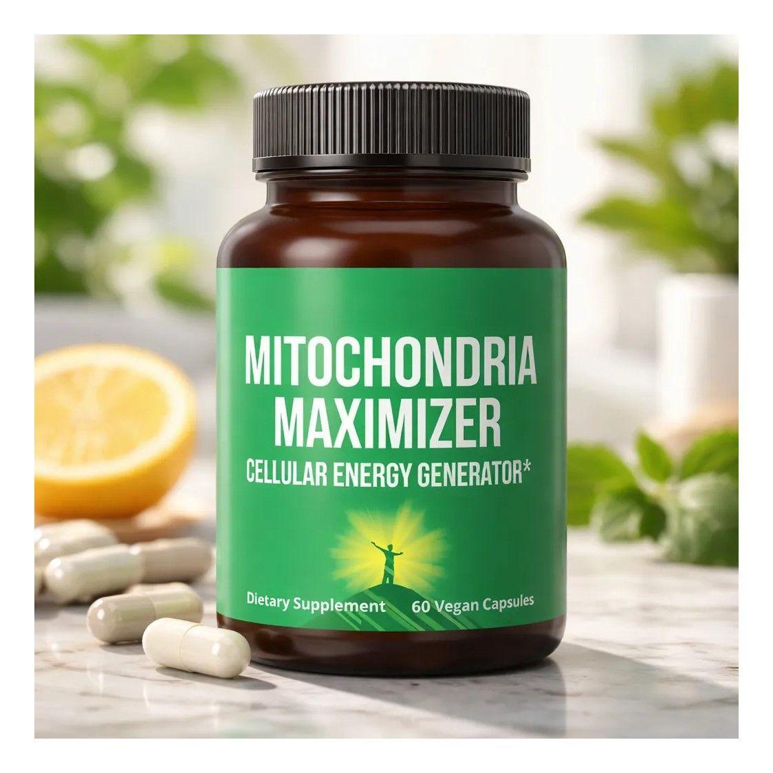 Mitocondria Pirroloquinolina Quinona Energía Celular Coenzima Q10 60 caps-4