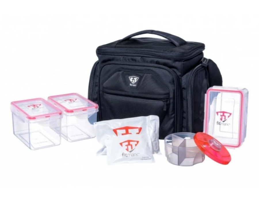 Fitmark The Shield Bolso Lonchera Termica Para Gimnasio Black-5