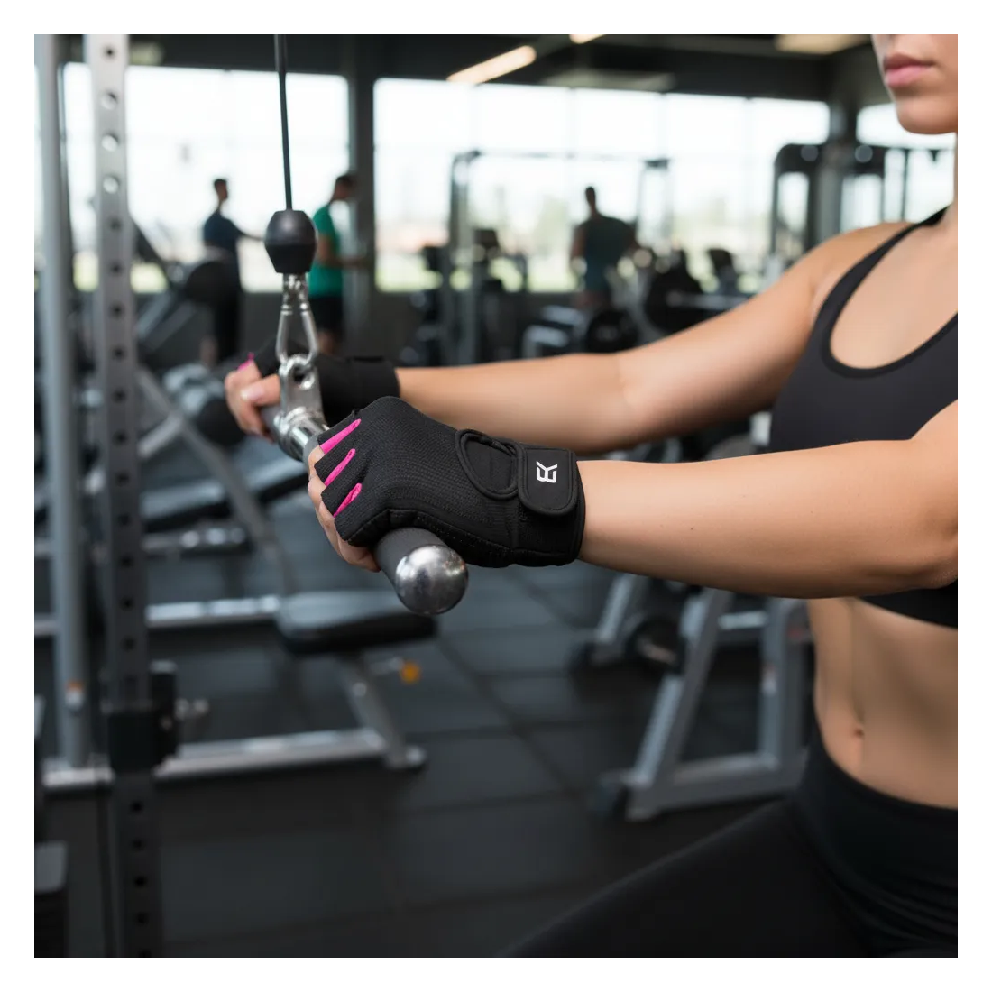 Guantes De Gimnasio Para Pesas Better Bodies L Pink Black-2