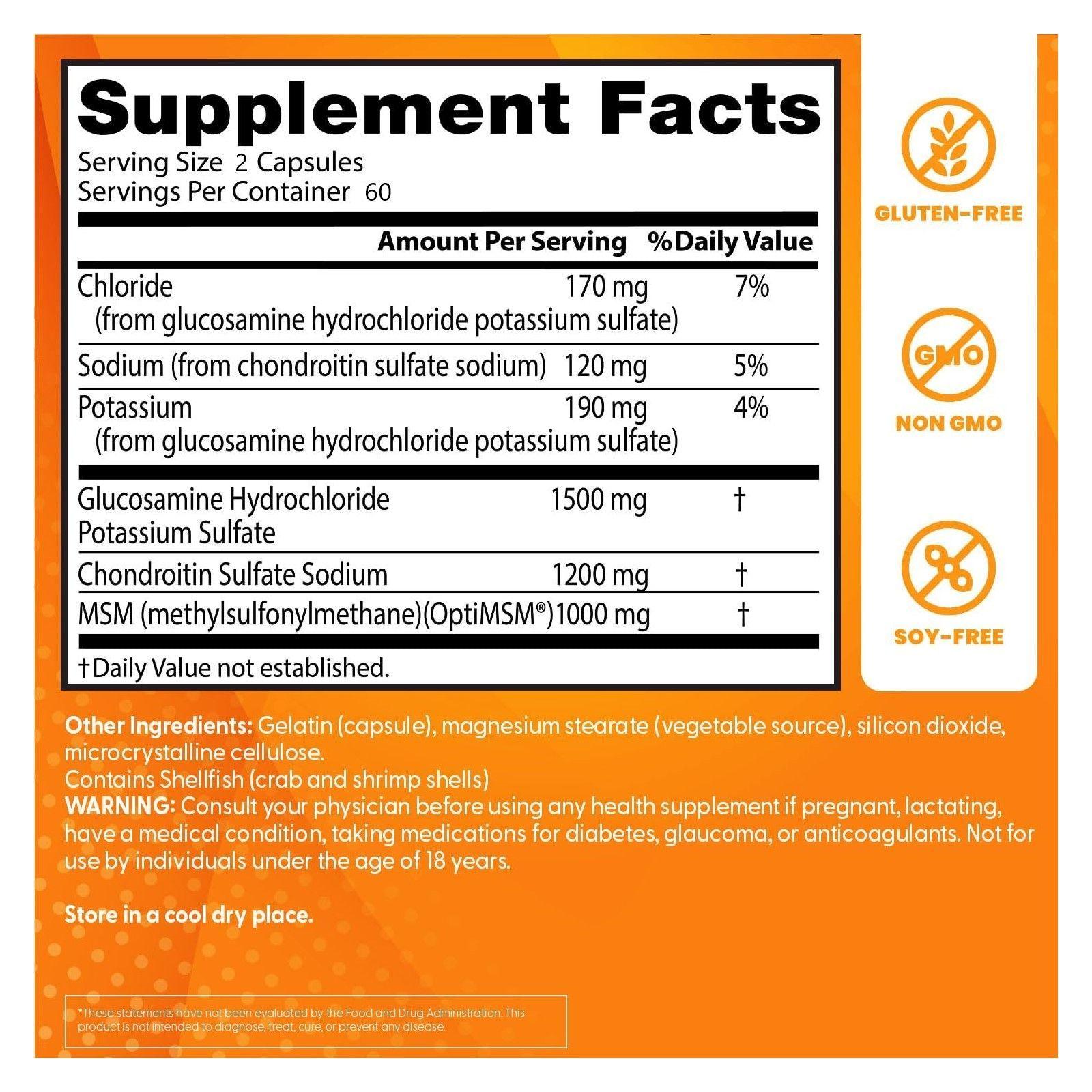 Doctors Best Glucosamina Condoitrina Msm Formula Opti Msm 120 caps-6