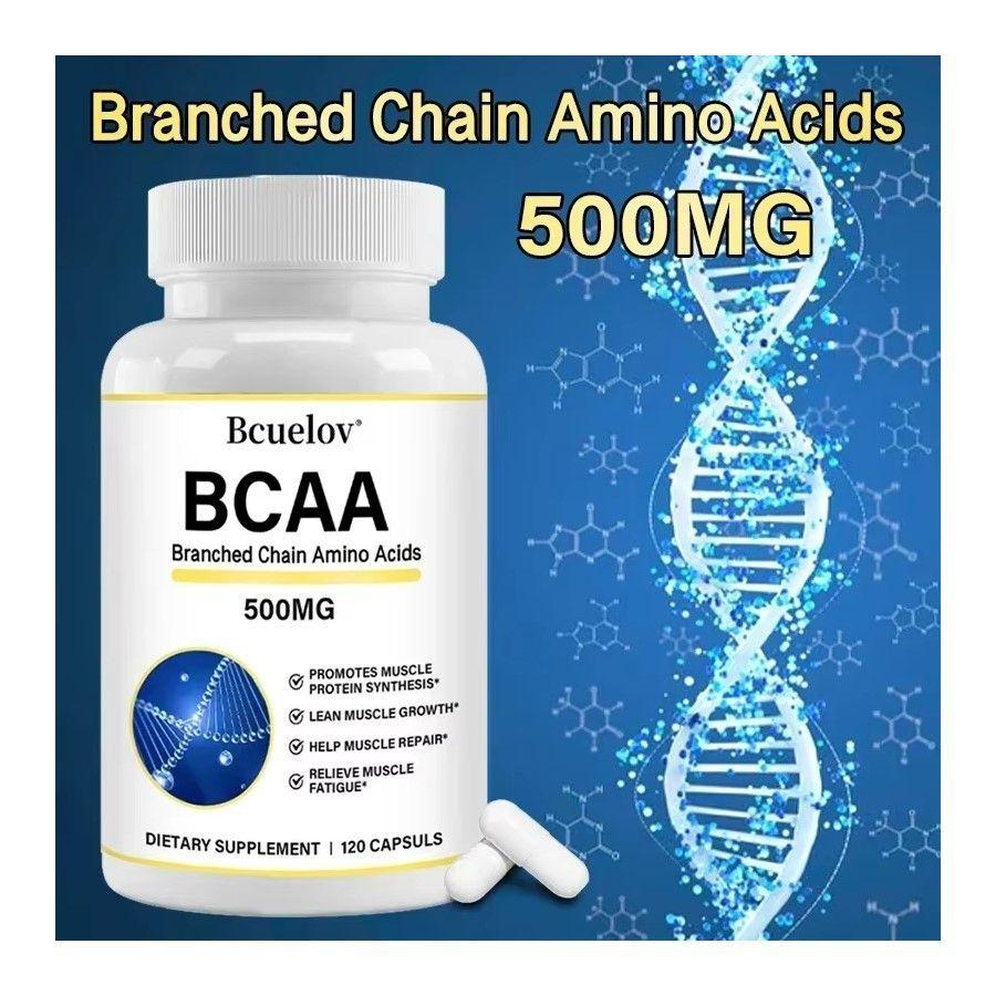 Bcuelov Bcaa Aminoacidos 500mg Crecimiento Muscular 120 Caps-2
