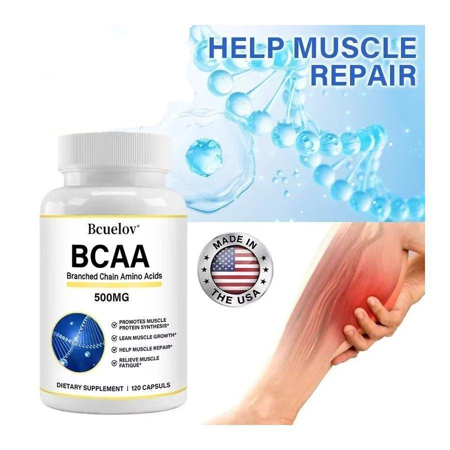 Bcuelov Bcaa Aminoacidos 500mg Crecimiento Muscular 120 Caps-3
