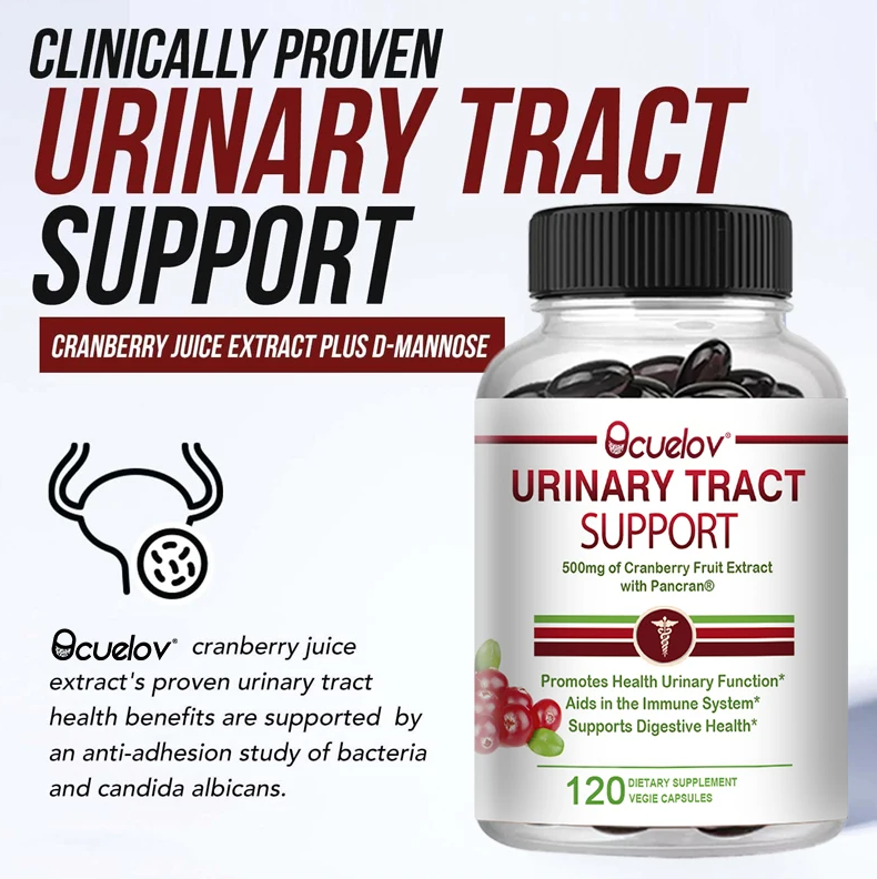 Cranberry D-mannose Arandano Rojo Probioticos Cuidado Infecciones Urinarias 120 caps-2