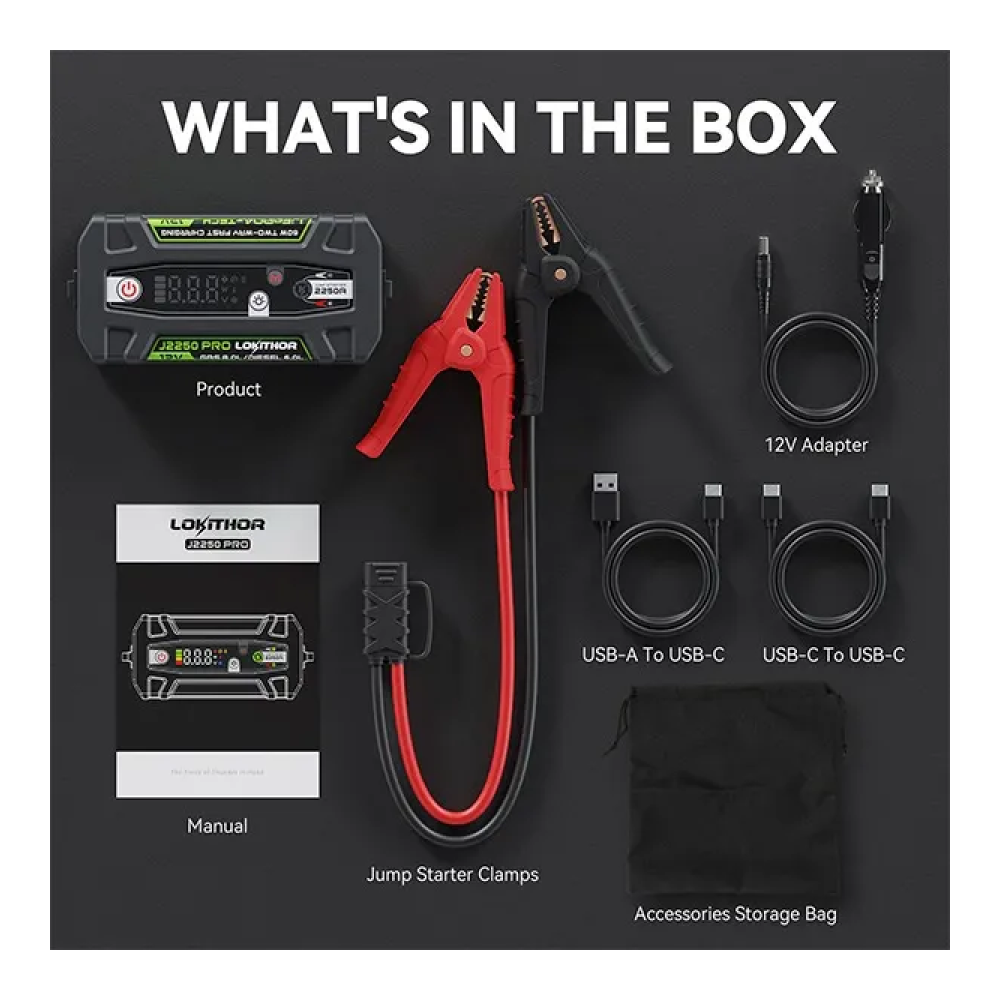 Partidor De Baterías 12v 2.250a J2250 Pro Lifepo4 Lokithor-3