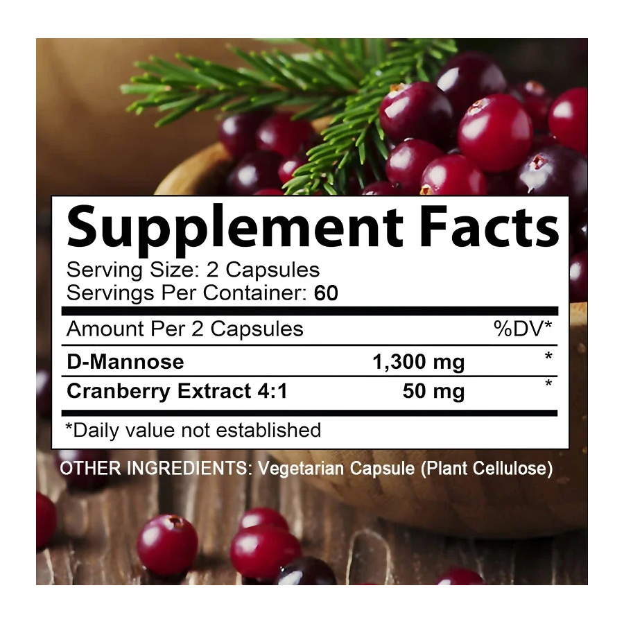 D-mannose Cranberry Arandano Rojo Para Infecciones Urinarias-5