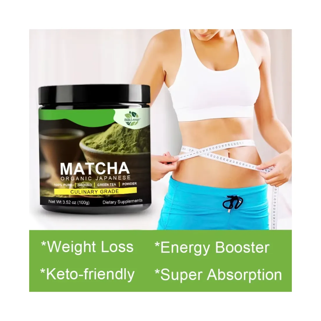 Matcha Organico Japones Polvo Te Verde Super Alimento 100gr-5