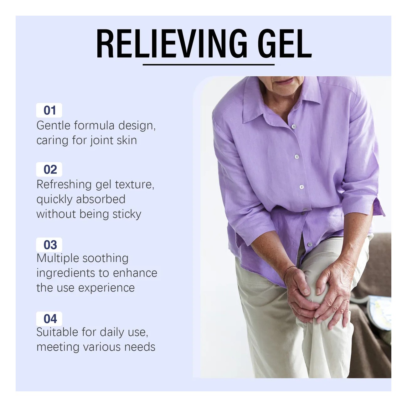 Houkea Relieving Gel Fast Acting 100g Gel Alivio Muscular-5