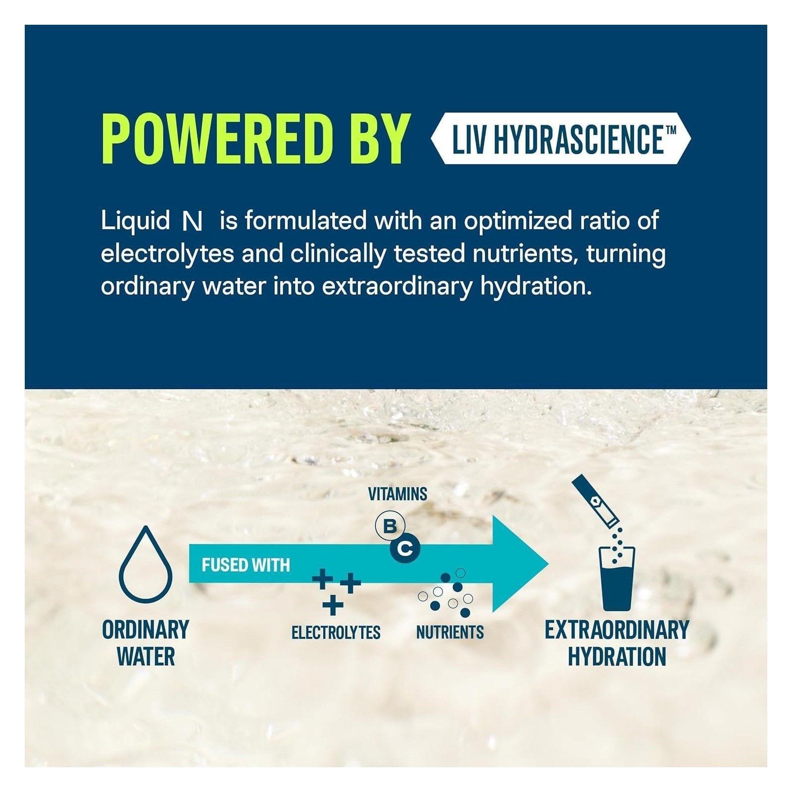 Liquid N Super Bebida Hidratante En Polvo Electrolitos 16 Un Cotton Candy-4