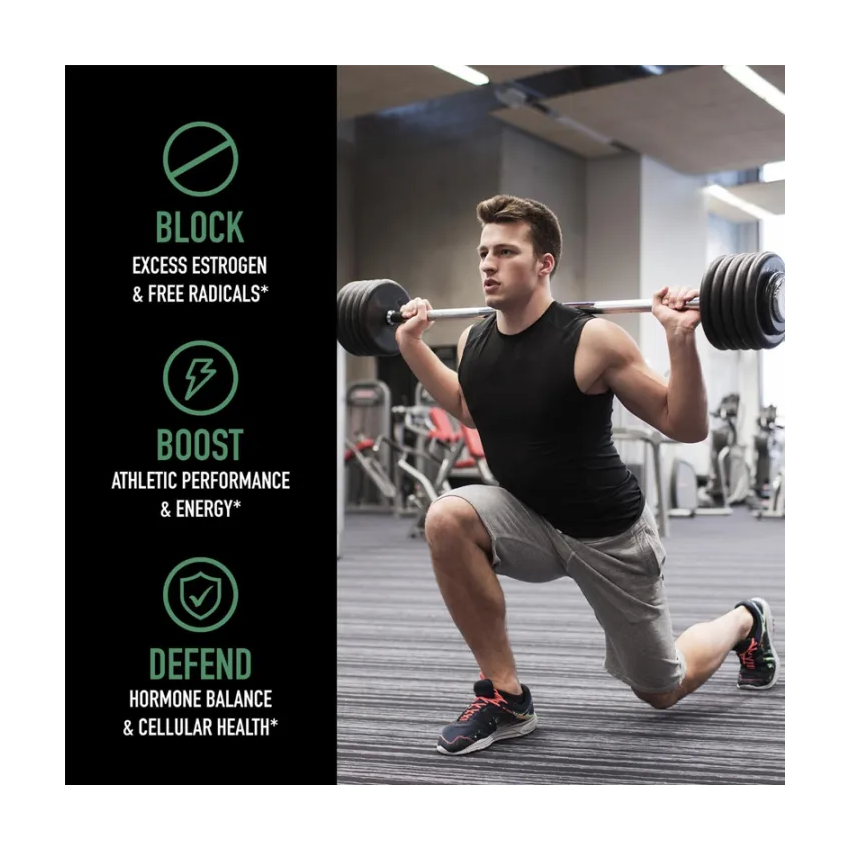 Suplemento Dim For Men 300mg Broccoli CDG Bioperine 120 Cápsulas-3