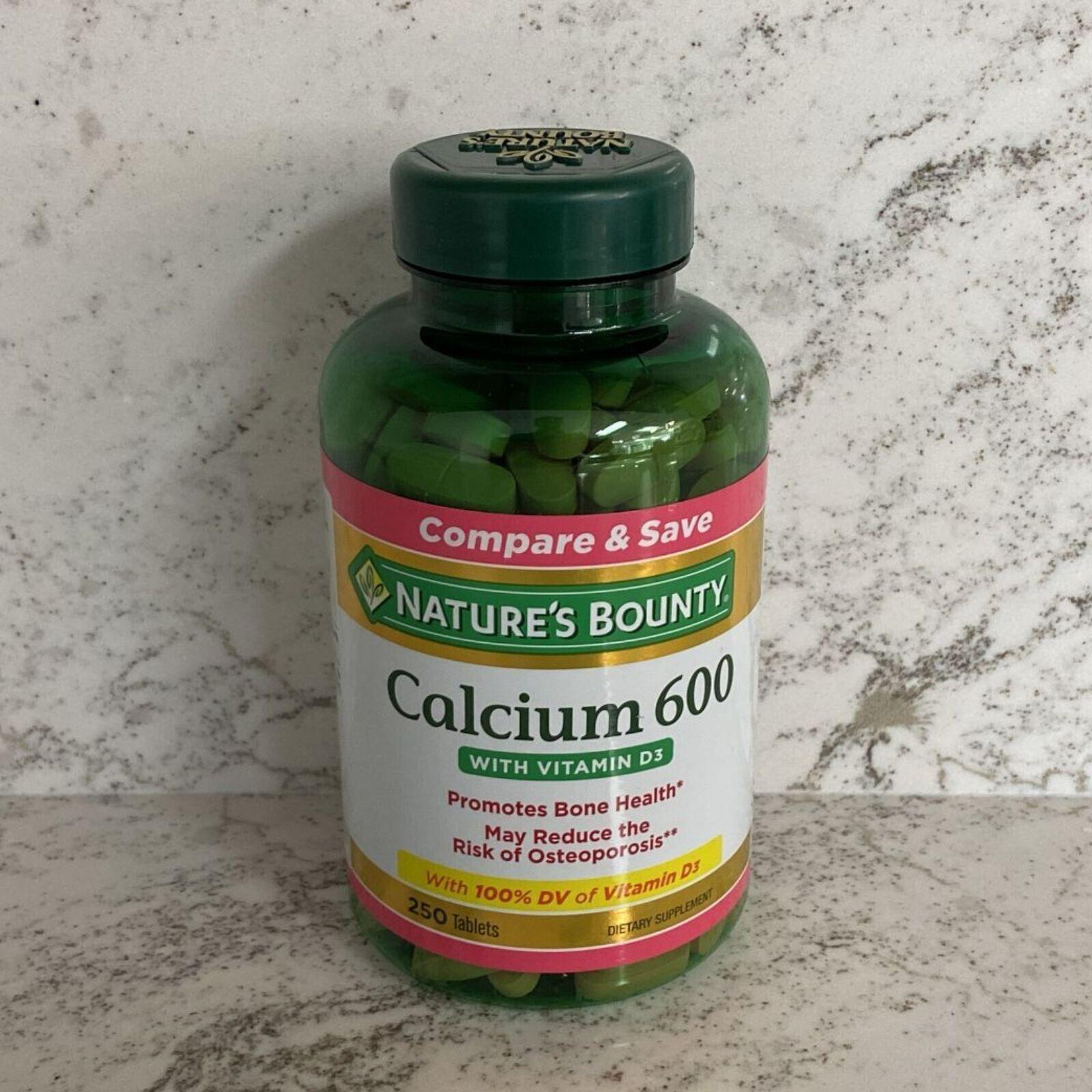 Natures Bounty Calcio 600 Vitamina D3 Osteoporosis 250 Tabs-4