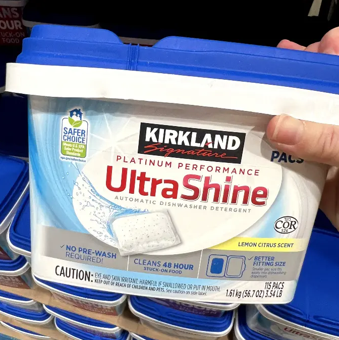 Kirkland Lavavajillas Ultra Shine Detergente En Pods 115 Un-7