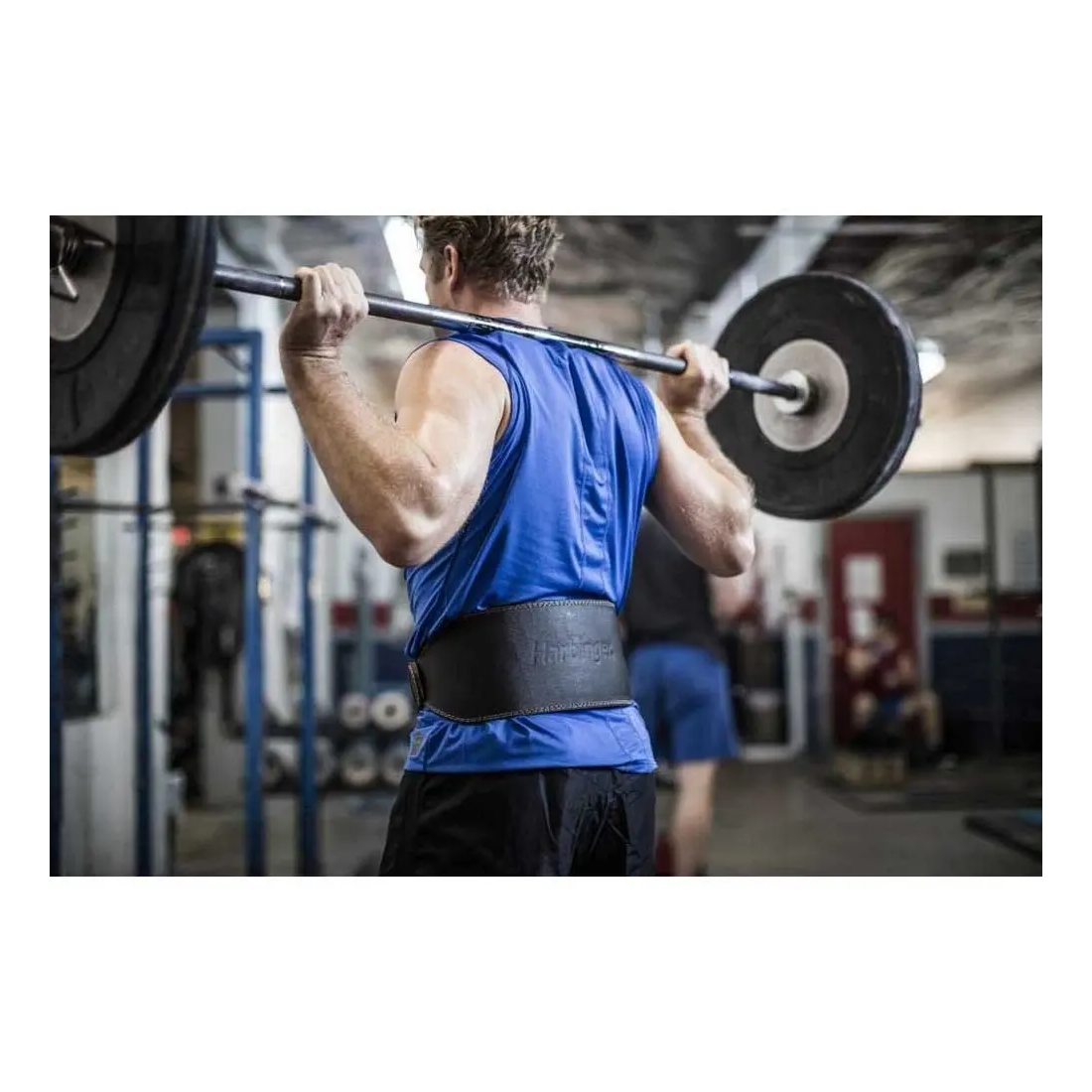 Cinturon De Pesas Para Gimnasio Harbinger Leather Cuero S-3