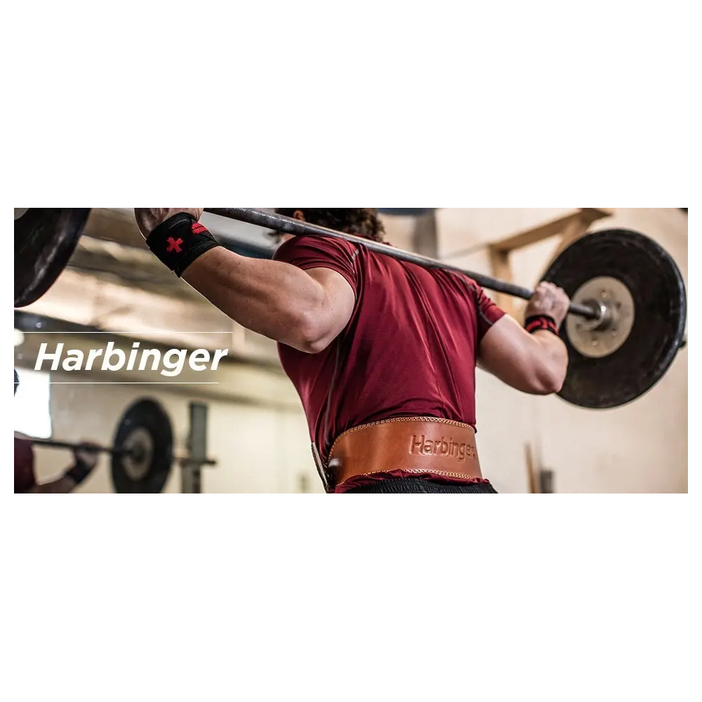 Cinturon De Pesas Para Gimnasio Harbinger Leather Cuero S-4