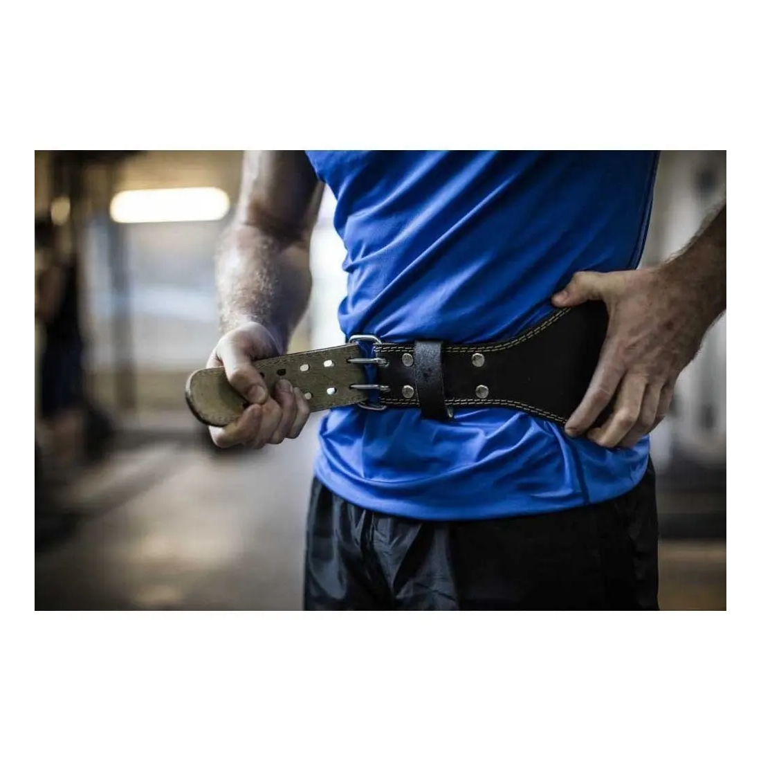 Cinturon De Pesas Para Gimnasio Harbinger Leather Cuero S-5