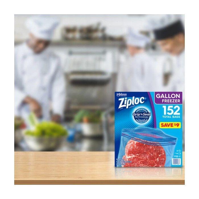 Bolsas Ziploc Gallon Freezer Doble Cierre 26,8x27,3cm 152 Un-7