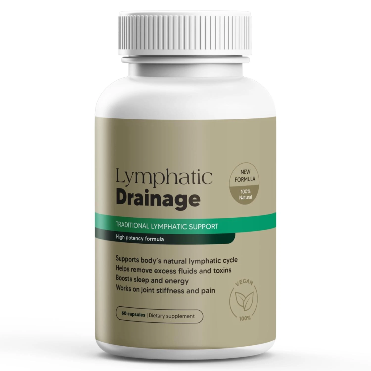 Suplemento Drenaje Linfatico Hinchazon Celulitis Detox 60u-0