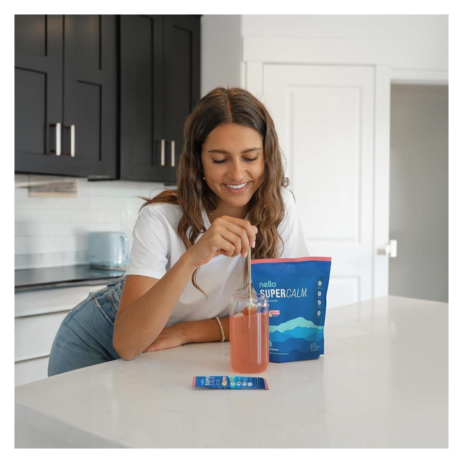 Glicinato De Magnesio Super Calm Bebida En Polvo 20u Berries-7