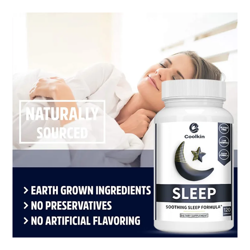 Suplemento Natural Conciliador Del Sueño Sleep Soothing 120cap-3
