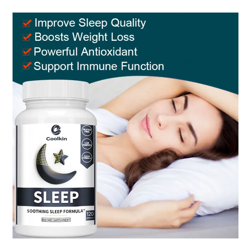 Suplemento Natural Conciliador Del Sueño Sleep Soothing 120cap-4