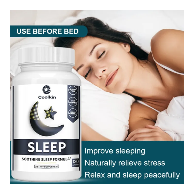 Suplemento Natural Conciliador Del Sueño Sleep Soothing 120cap-5