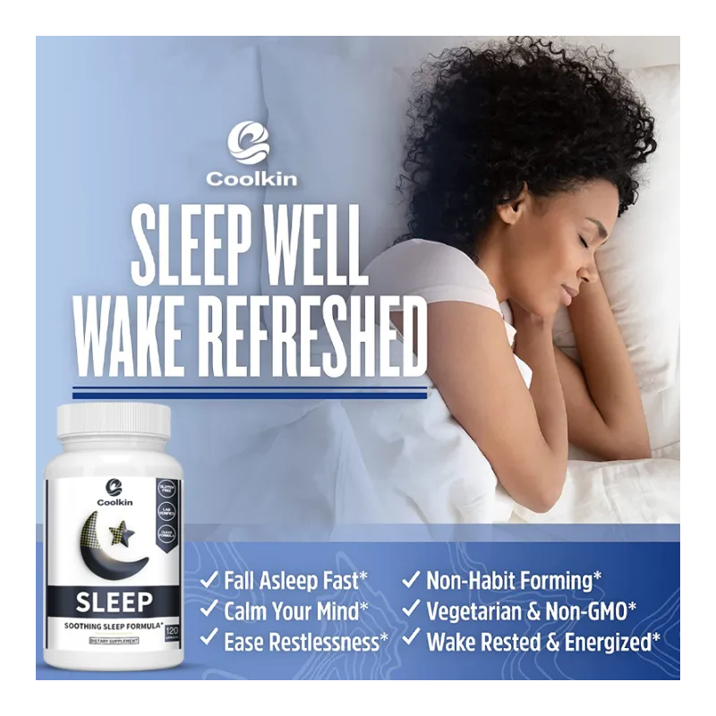 Suplemento Natural Conciliador Del Sueño Sleep Soothing 120cap-7