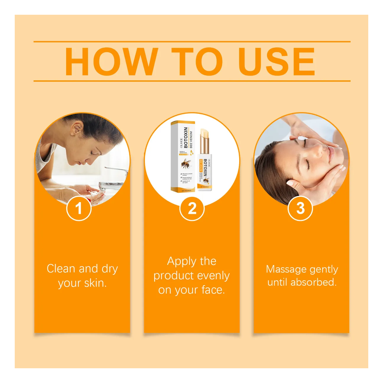 Botox Bee Venom Serum En Barra Colageno Facial Efecto Lifting 5g-5