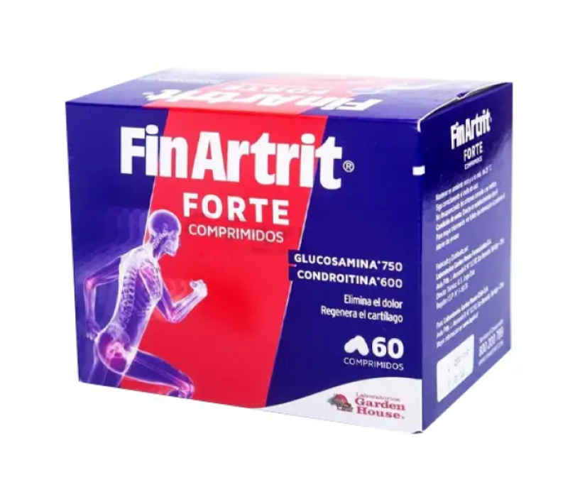 Finartrit Forte Glucosamina 750mg Condoitrina 600mg 60 Caps-0