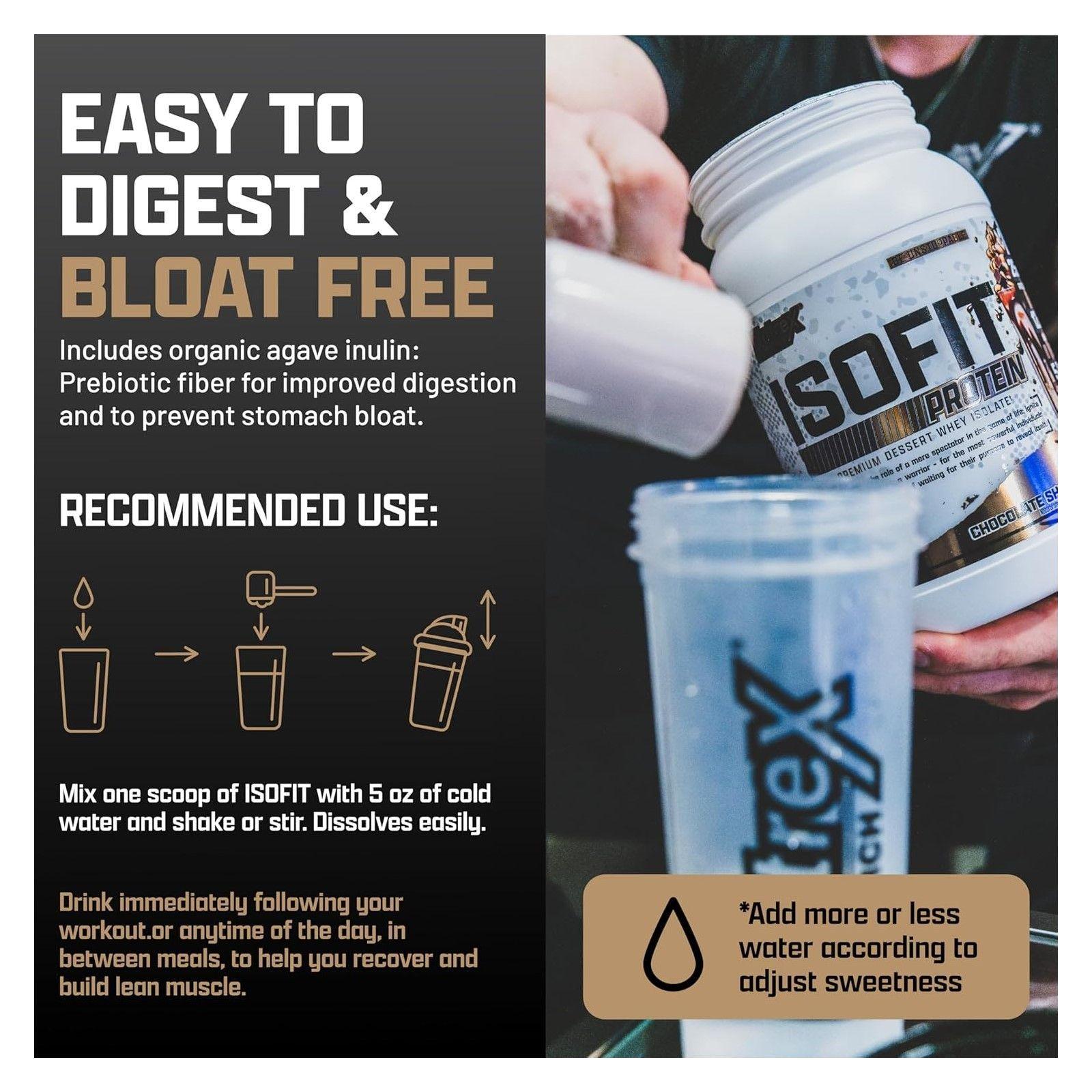 Nutrex Proteina Isofit Whey Protein Isolate 5 Lbs Vanilla-5