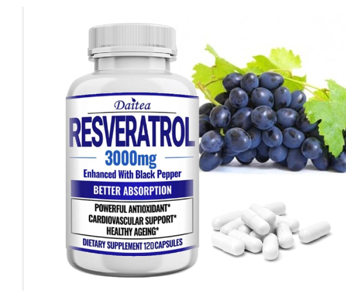 Resveratrol Extracto Puro De Resveratrol 3000mg 120 caps-2