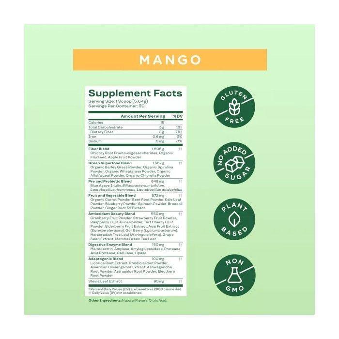 Bloom Greens Superfoods Batido De Vegetales Mango-6
