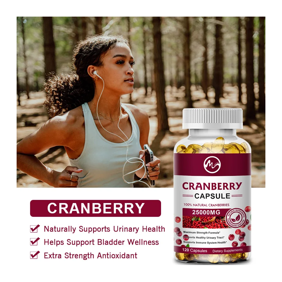 Cranberry Arandano Rojo 25000mg Para Infecciones Urinarias-5