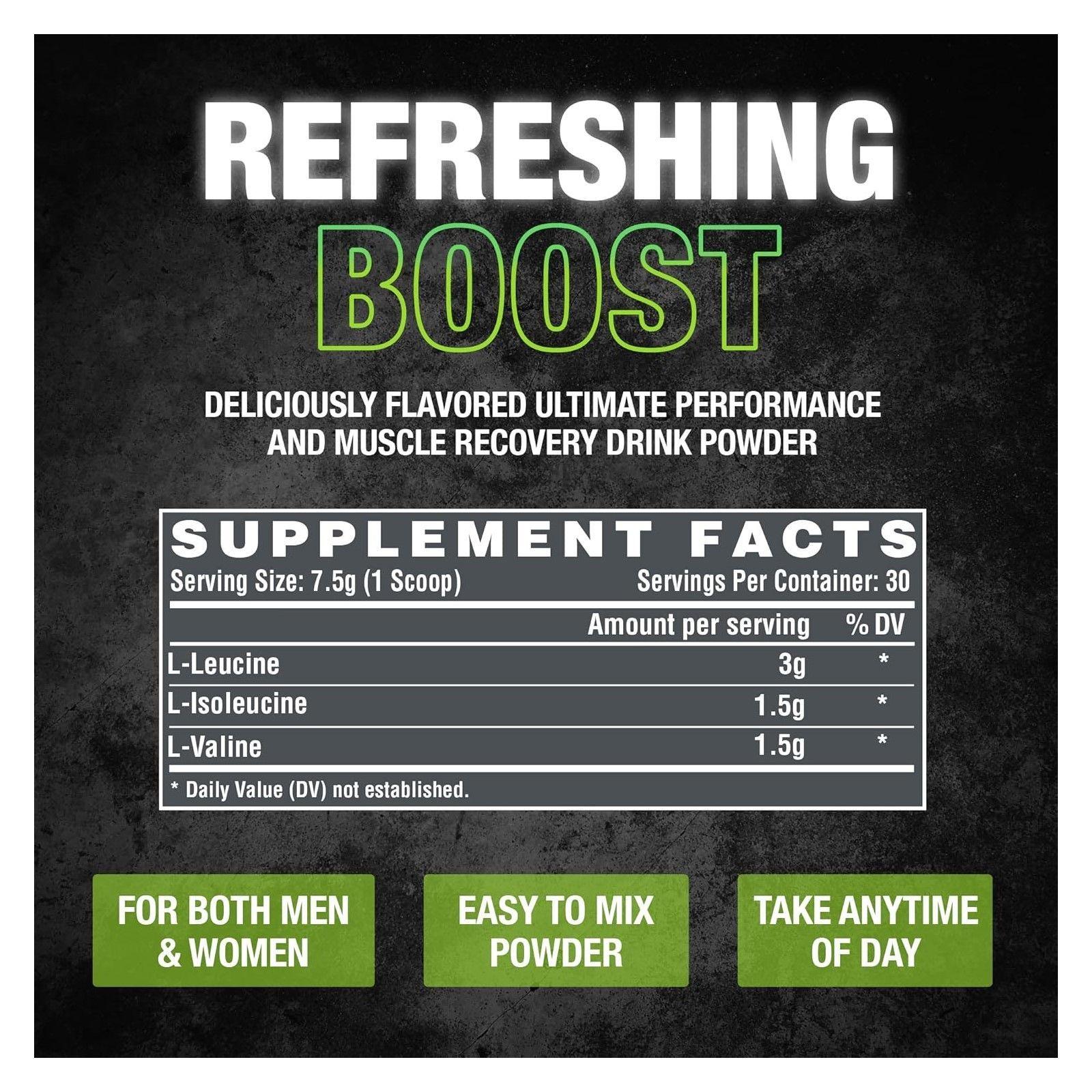 Bcaa 6000 Nutrex Aminoacidos 237gr En Polvo Manzana Verde-5