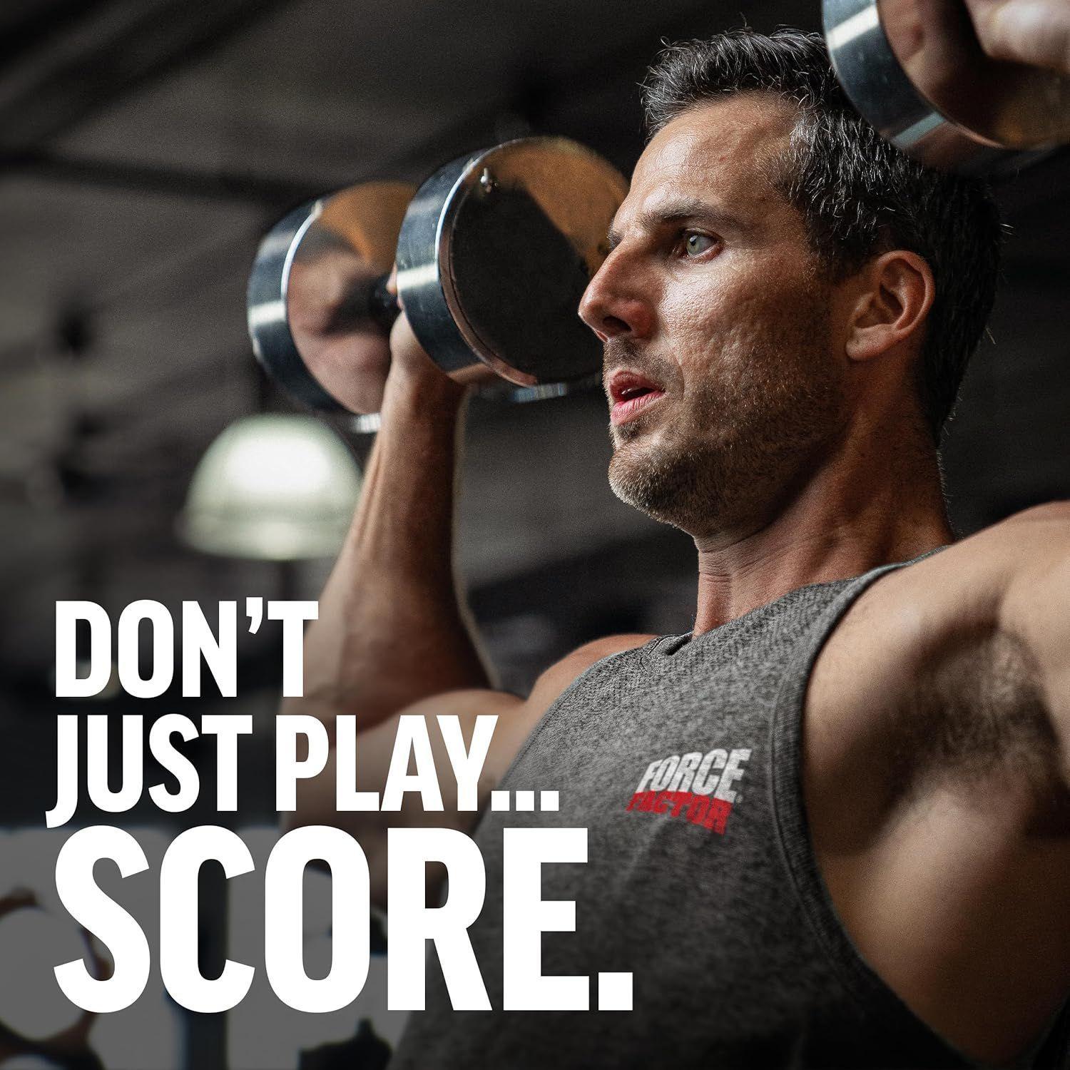 Force Factor Score XXL  Arginina Citrulina Puro Oxido Nitrico 120 caps-7