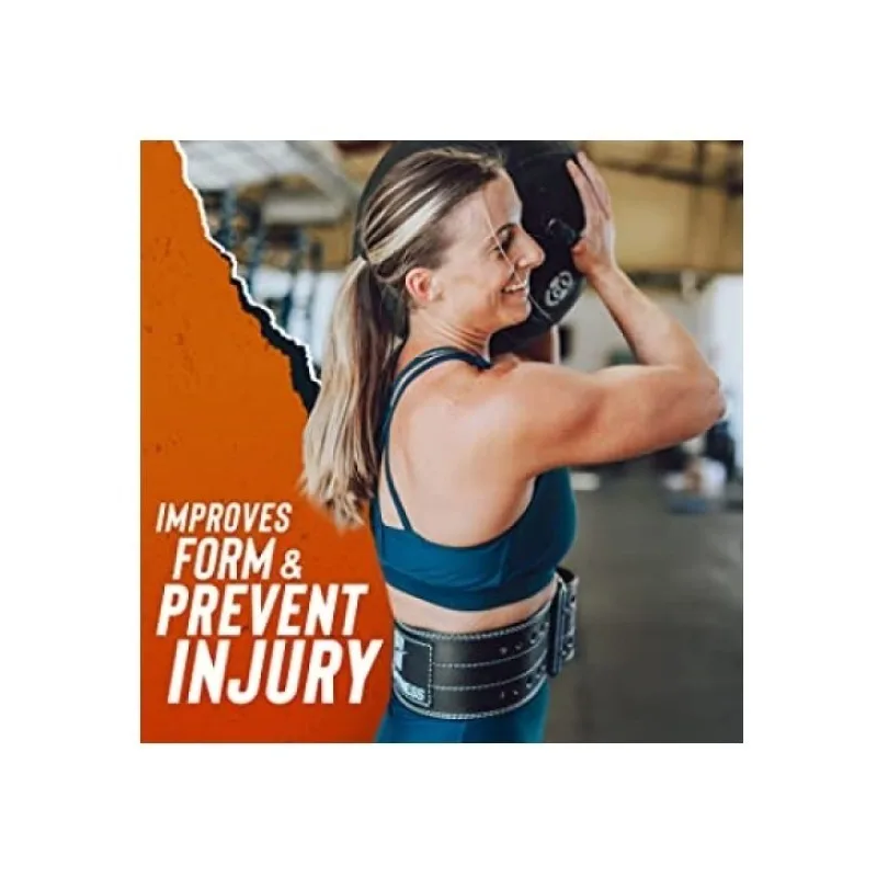 Cinturon De Pesas Para Gimnasio Durabody Hardcore Cuero M -3