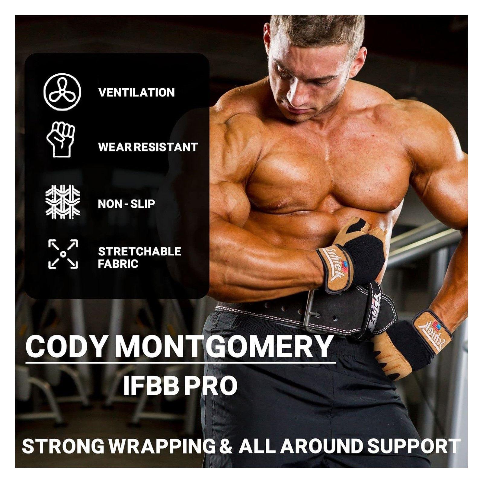 Guantes De Gimnasio Para Pesas Schiek 415 Power Series L Nat-4