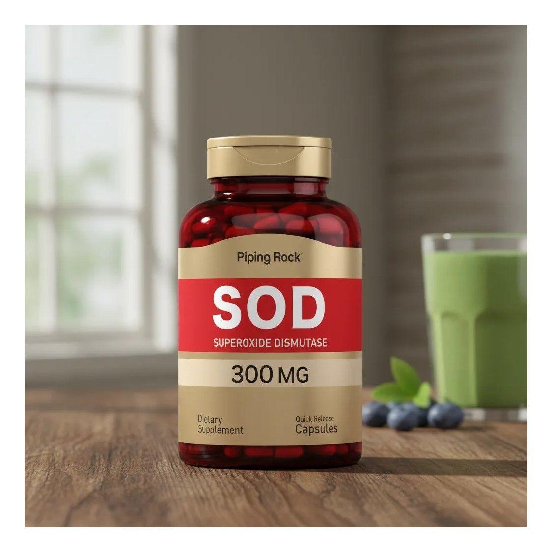 Piping Rock SOD Superoxido Dismutasa 300mg 100 QR caps-2