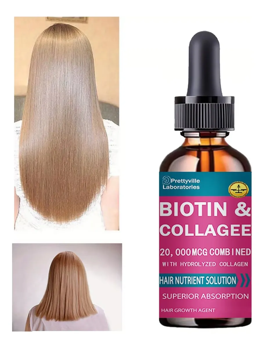 Serum Biotina Y Colageno Crecimiento Del Cabello Prettyville-6