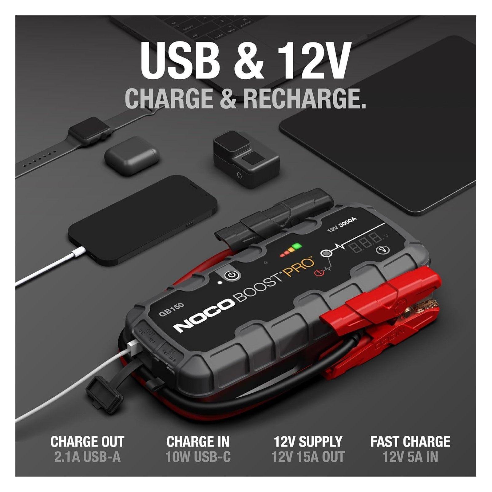 Partidor Bateria Auto Noco® Boost Pro GB150 4000Amp 12V-4