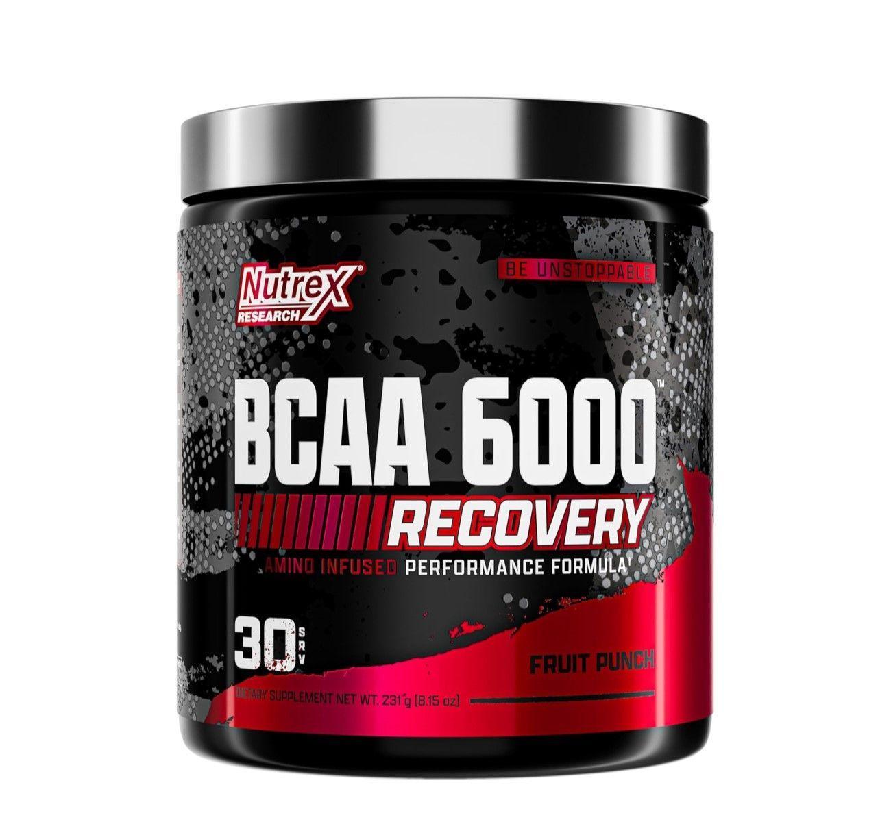 Bcaa 6000 Recovery Nutrex Aminoacidos 231gr En Polvo Fruit-0