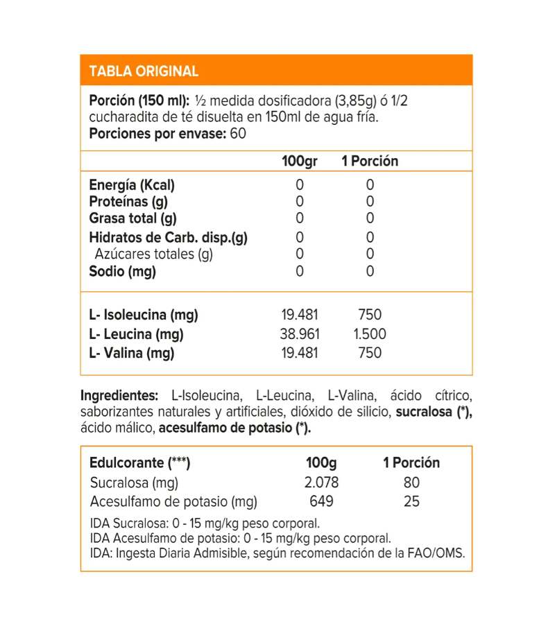 Bcaa 6000 Recovery Nutrex Aminoacidos 231gr En Polvo Fruit-5
