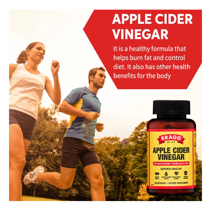 Bragg Vinagre De Manzana Apple Cider Vinegar 1877mg 90 Caps-5