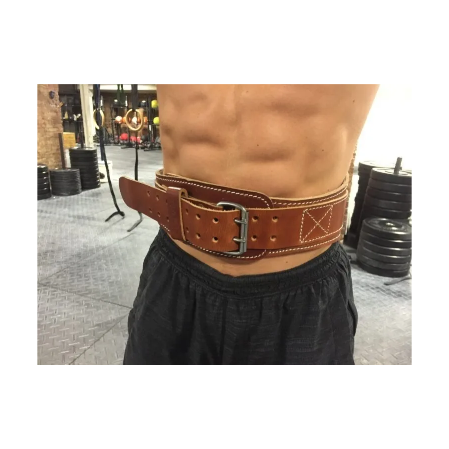 Cinturon De Pesas Para Gimnasio Schiek Cuero Triple L2006 S-6