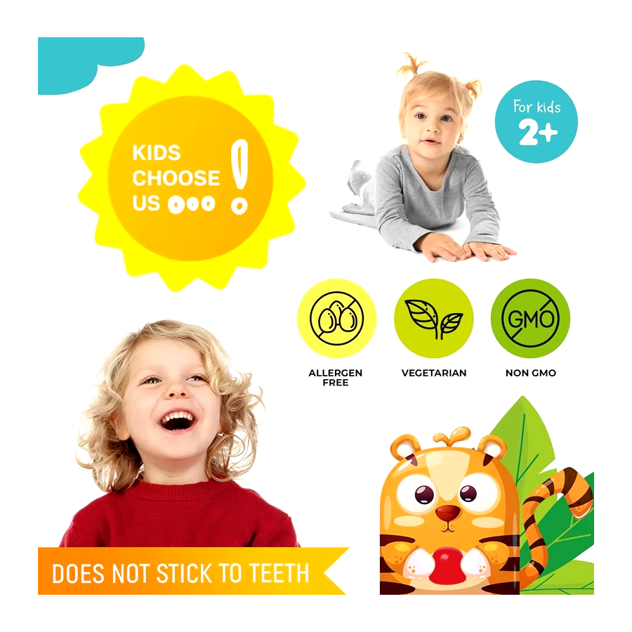 Kids Smart Vitamina D3 Gomitas Para Niños 2000ui Gummies 60u-2