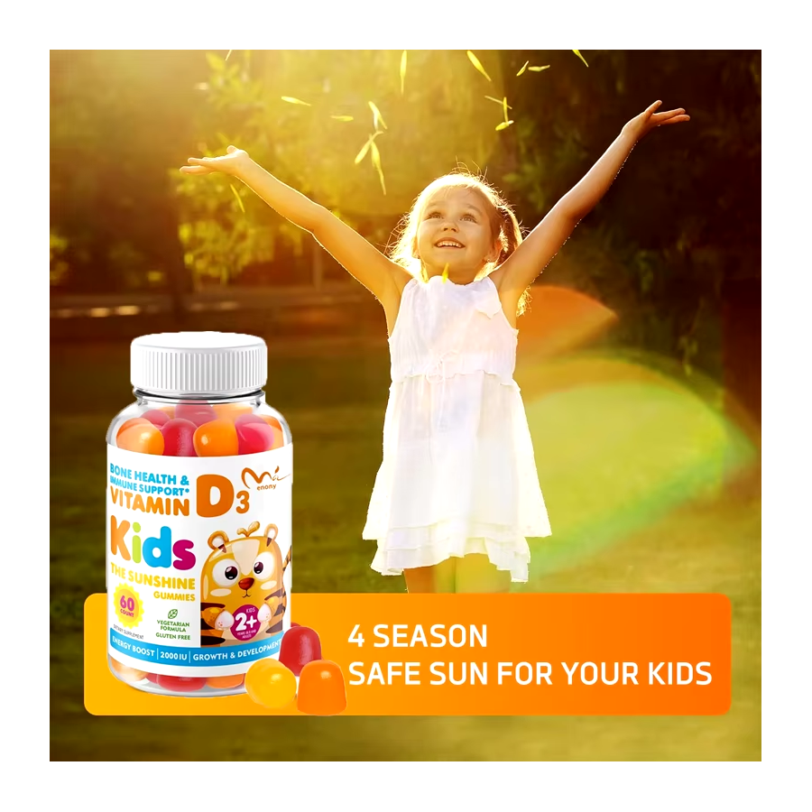 Kids Smart Vitamina D3 Gomitas Para Niños 2000ui Gummies 60u-5
