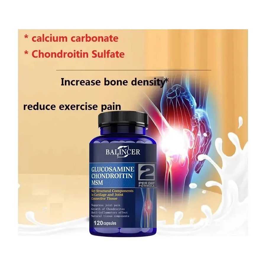 Balincer  Glucosamina 1500Mg MSM + Gel Alivio Articulacion Rapido Efecto-4