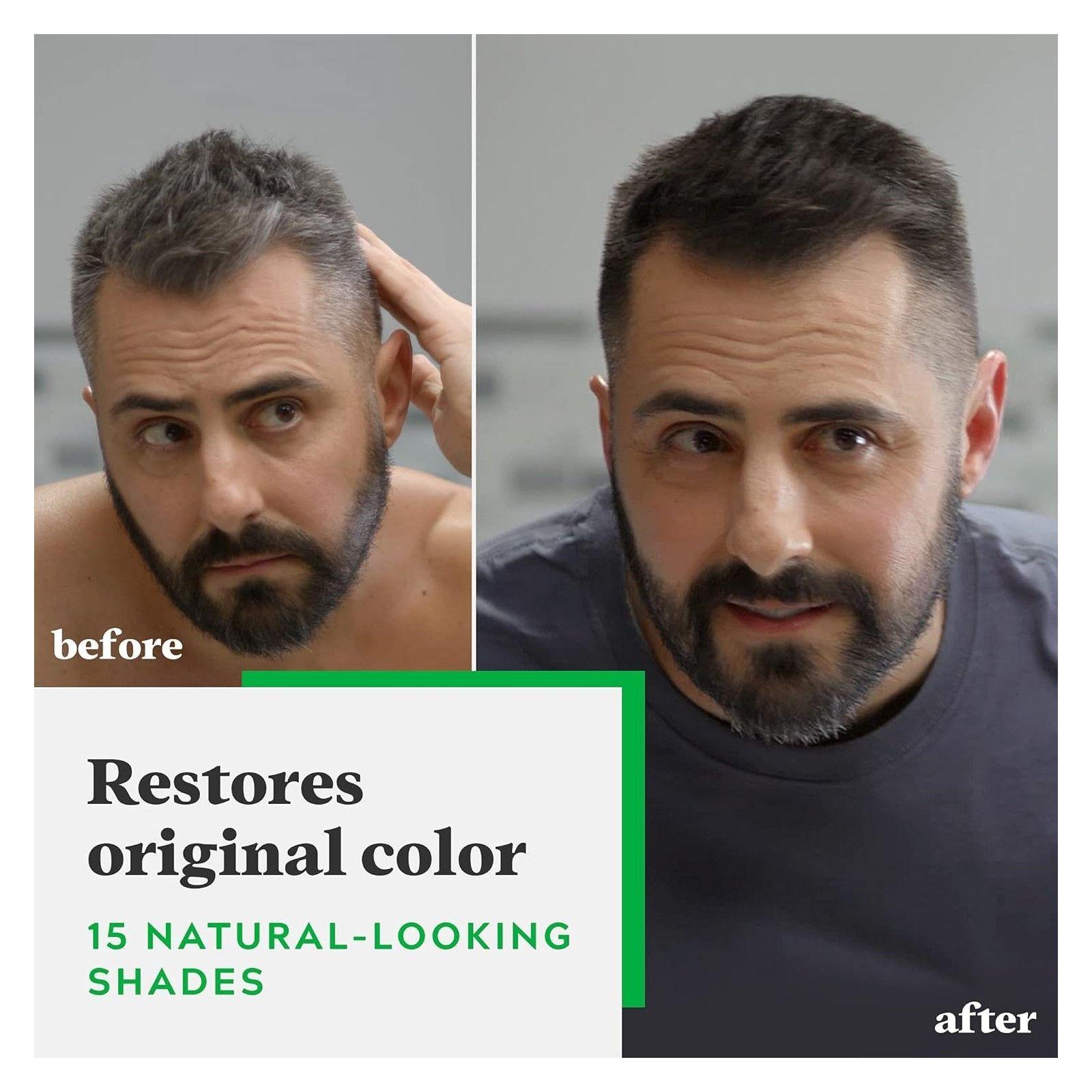 Tintura Shampoo Just For Men Castaño Oscuro Original Kit-5