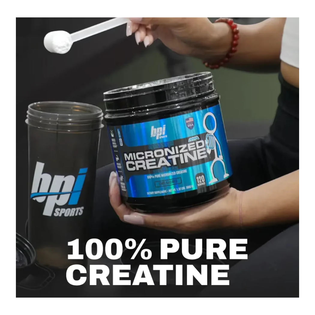 Bpi Sports Creatina 100% Monohidrato Micronizada Pura 600gr-2