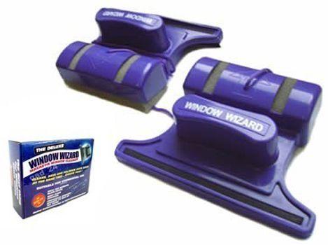 Limpia Vidrios Magnetico Magico Esponja Doble Windows Wizard-2